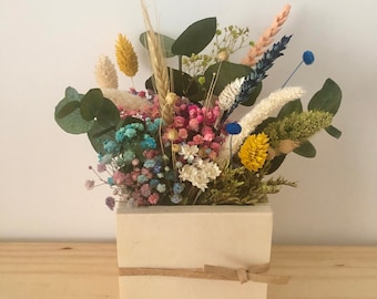 cajas variadas flores preservadas/ regalo/ cumpleaños/ boda