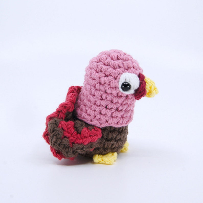 Crochet Turkey Birb Pattern Amigurumi Crocheting Toy Tutorial Digital PDF and Video Step by Step Thanksgiving Pattern image 7