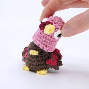 Crochet Turkey Birb Pattern Amigurumi Crocheting Toy Tutorial Digital PDF and Video Step by Step Thanksgiving Pattern image 2