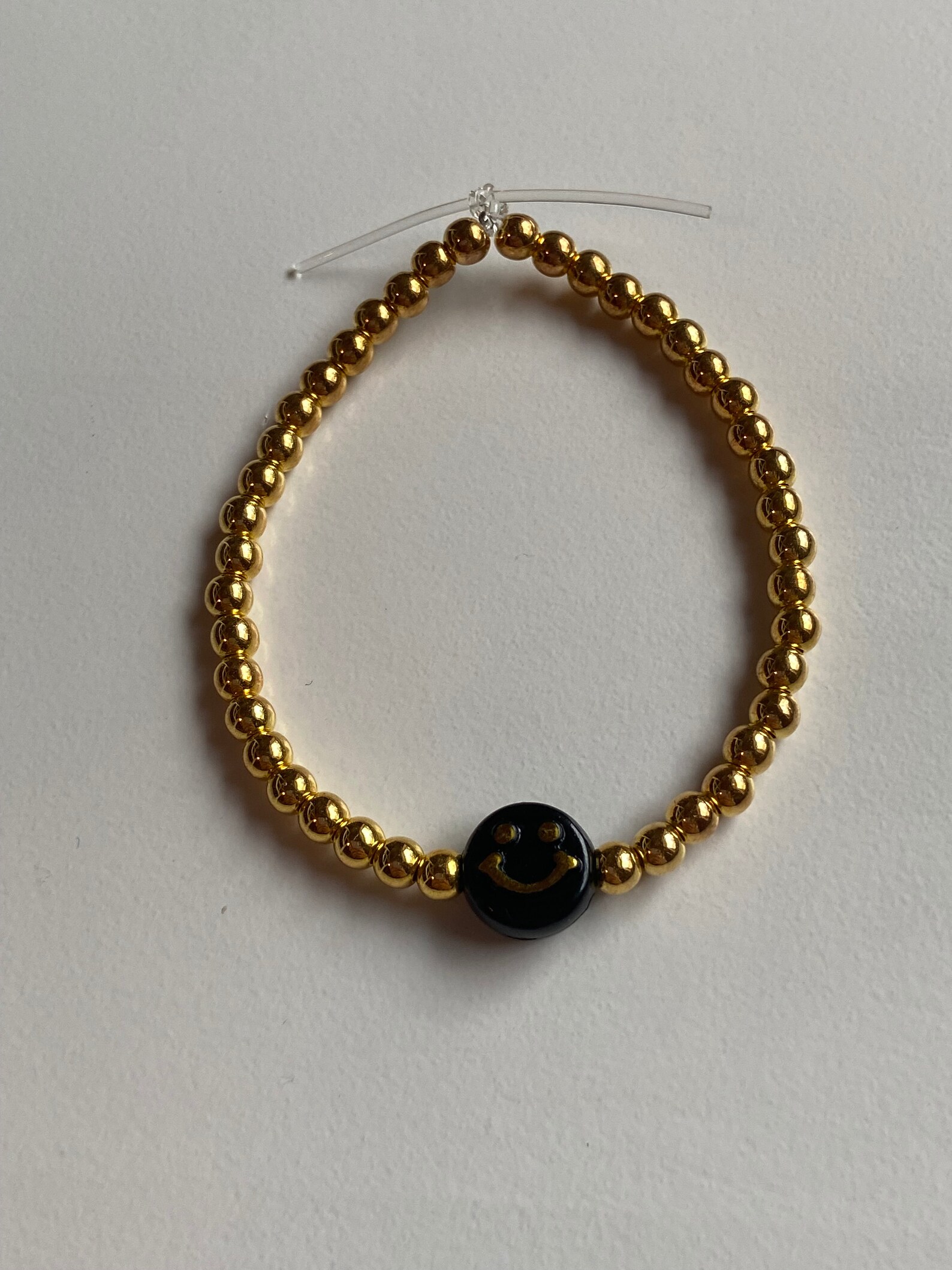 Gold bead Bracelet Etsy