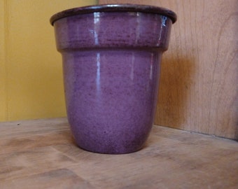 Purple Pot Planter, 5", Plum