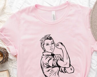 T-shirt Rosie The Riveter – Message Féministe « We Can Do It » - 7