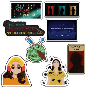 Alleen Murders in the Building-vinylstickerpakket