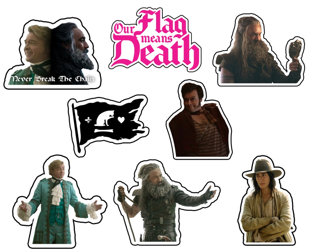 Our Flag Means Death Sticker Pack Etsy