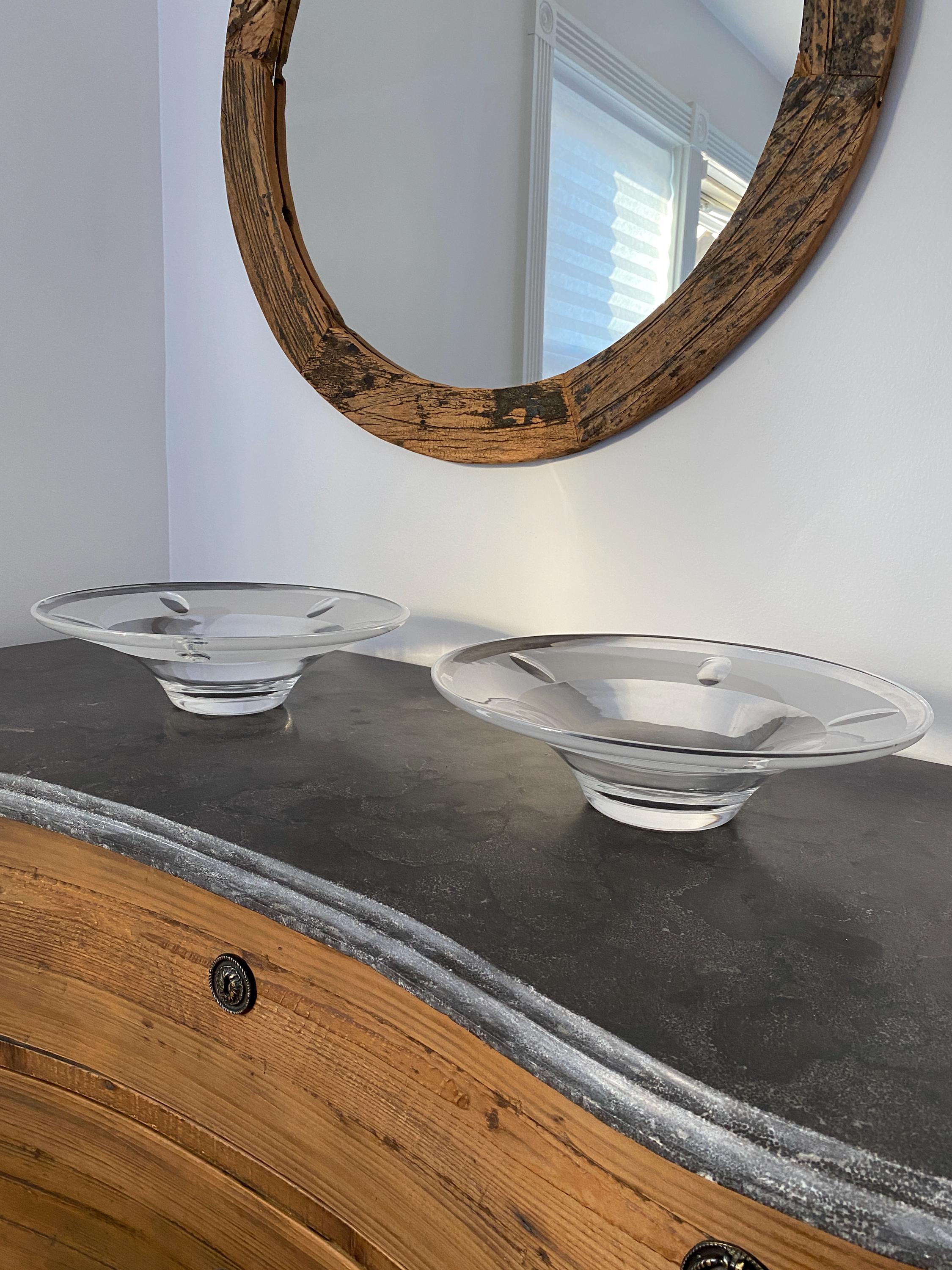 Vintage Barbara Barry for Baker Furniture - Glass Bowls (2) - Etsy