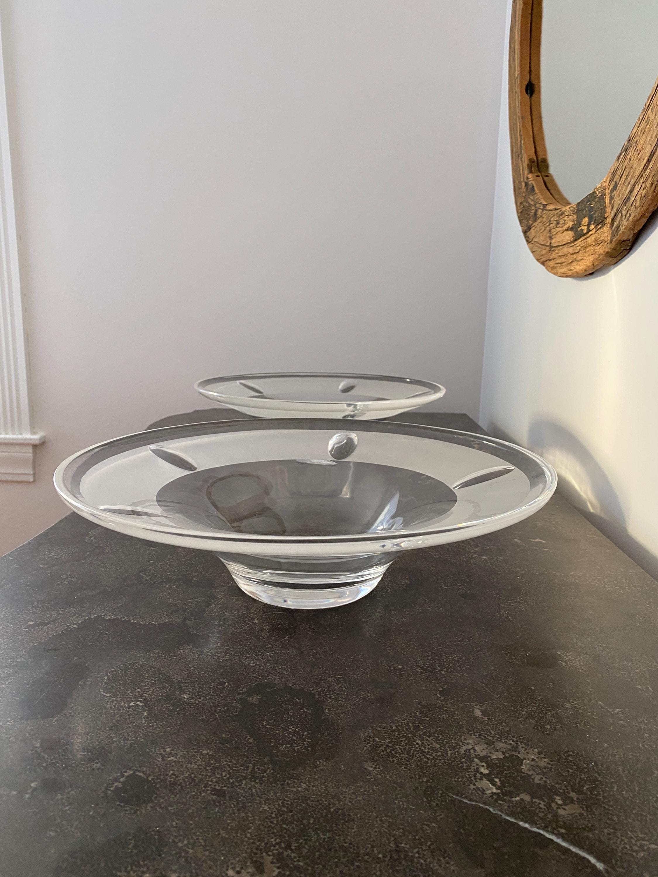 BARBARA BARRY 食器セット プレート Vintage Barbara Barry for Baker Furniture - Glass Bowls (2) - Etsy