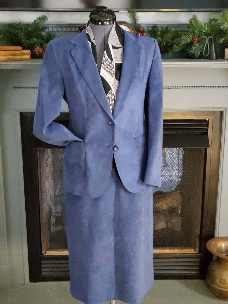 suede blue tuxedo