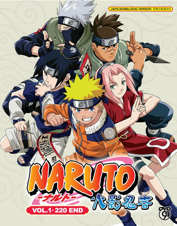 Naruto Complete Series Dvds Boxset all 220 Episodes English | Etsy