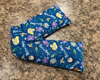 Rick & Morty Neck Wrap: Hot Cold Therapy Rice Pack - Headache Relief