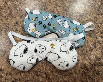 Snoopy Weighted Eye Mask: Headache Relief Heat Pad