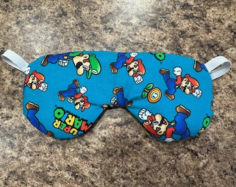 Super Mario World Weighted Eye Mask: Headache Relief Heat Pad