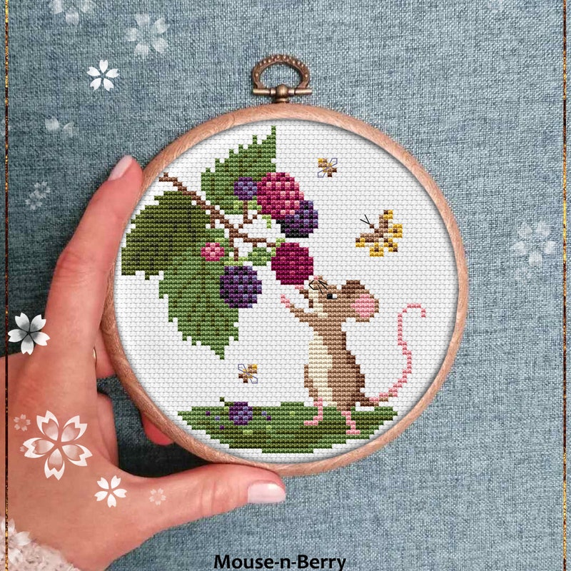 Berry Cross Stitch Baby - Etsy