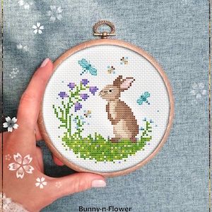 PDF Spring Bunny Cross Stitch Pattern PDF - Etsy