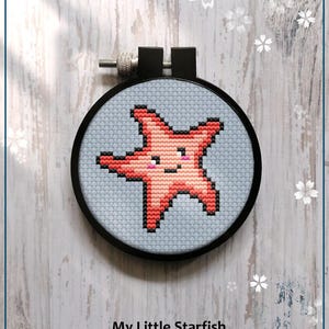 My Little Starfish-kruissteekpatroon, mini dierenkunst voor beginners (pdf)
