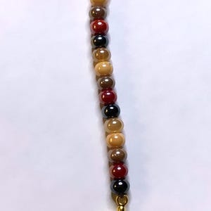 LOC JEWELRY| Glass Beads| Beaded Strand| Hair Jewelry| Braid Jewelry| 1 PIECE