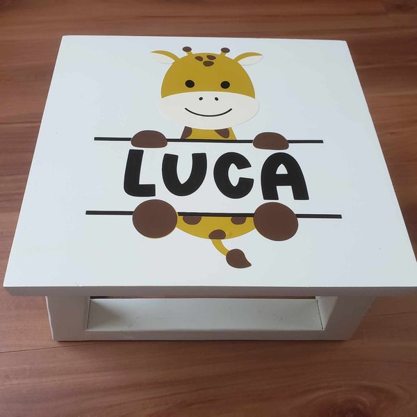 Personalized Kids Step Stool, Child's Name, Foot Stool, Childrens Furniture, Wooden Stool, Gifts For Kids, Custom Gift, Stepstool, Pinterest