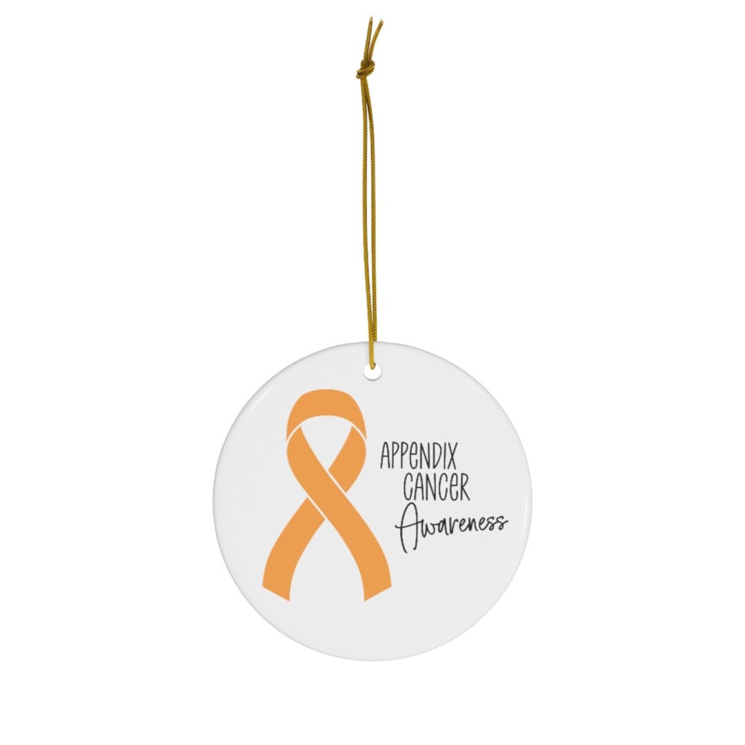 Appendix Cancer Awareness, Cancer Support, Christmas Cancer Ornament Etsy