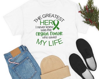 Organ Transplant Tee, Transplant Surgery Gift, The Greatest Hero Shirt