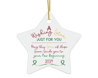 Organ Transplant Christmas Ornament: Star of Hope Gift