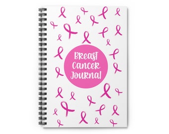 Breast Cancer Journal, Cancer Diary Spiral Notebook