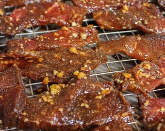 Lao Beef Jerky | Authentic Laotian Beef Jerky | Original Lao Jerky | Asian Beef Snack | Southeast Asian Food | Jerky Gift