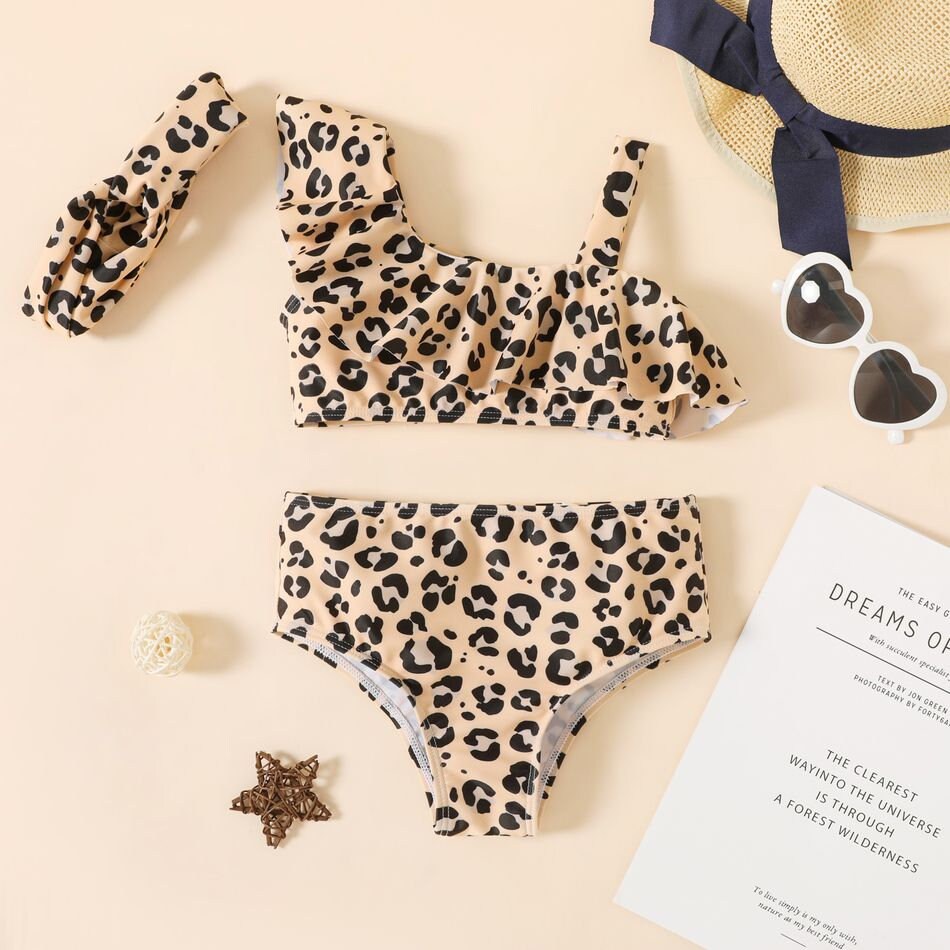 infant leopard swimsuit