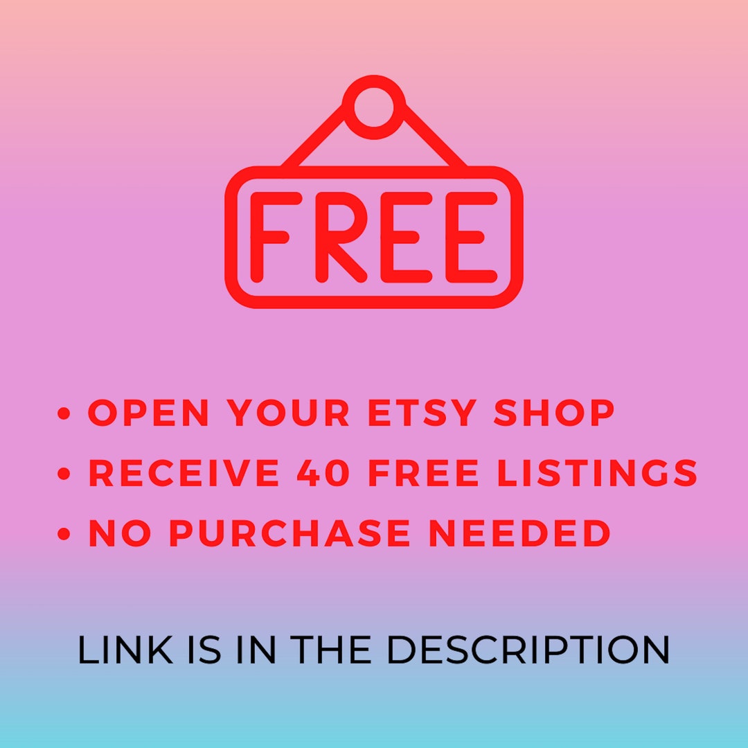 40 Kostenlose Etsy-Angebote, wenn Sie einen neuen Shop Neue Etsy ...