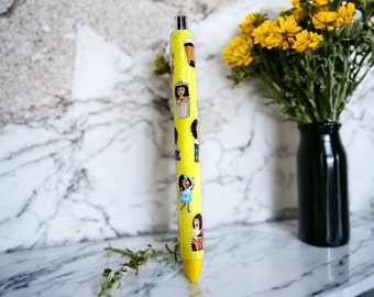 Custom Bitmoji Gel Pen / Best Selling / Resin Pens / Stocking Stuffers