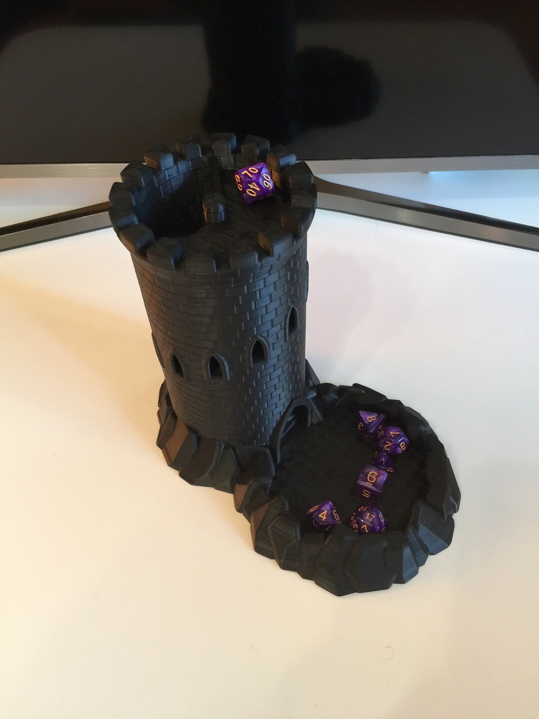 Dice Tower STL File Castle Dice Tower DND Dice Tower STL File Only Etsy