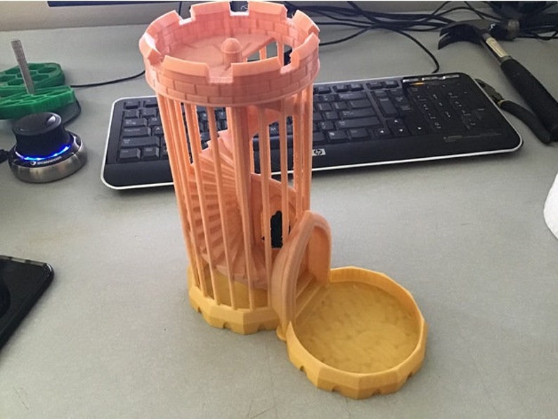 DND Dice Tower Board Game Dice Tower STL File Etsy