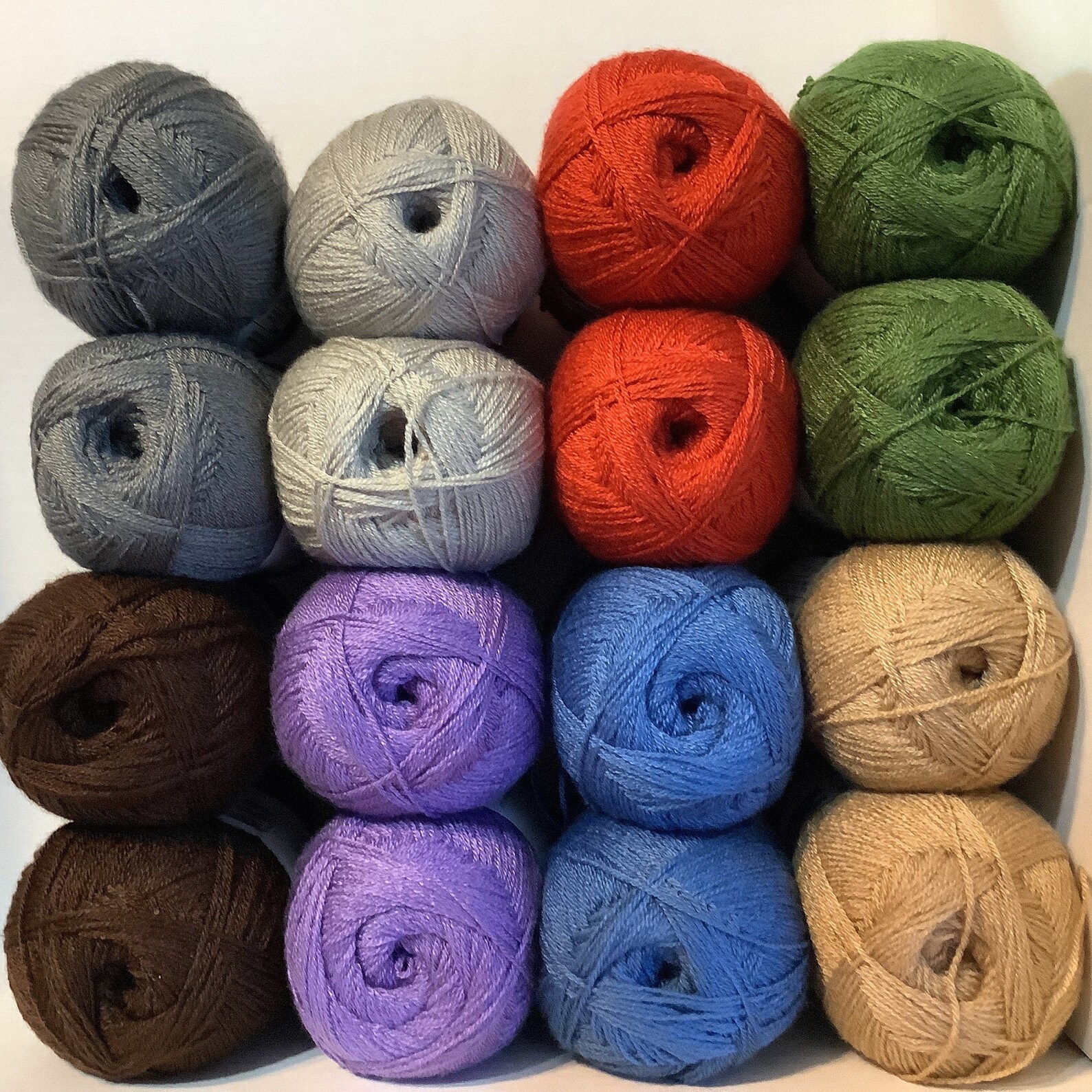 2 WOOLIKE Acrylic yarn by Loops & Threads 678 yds/620m Etsy