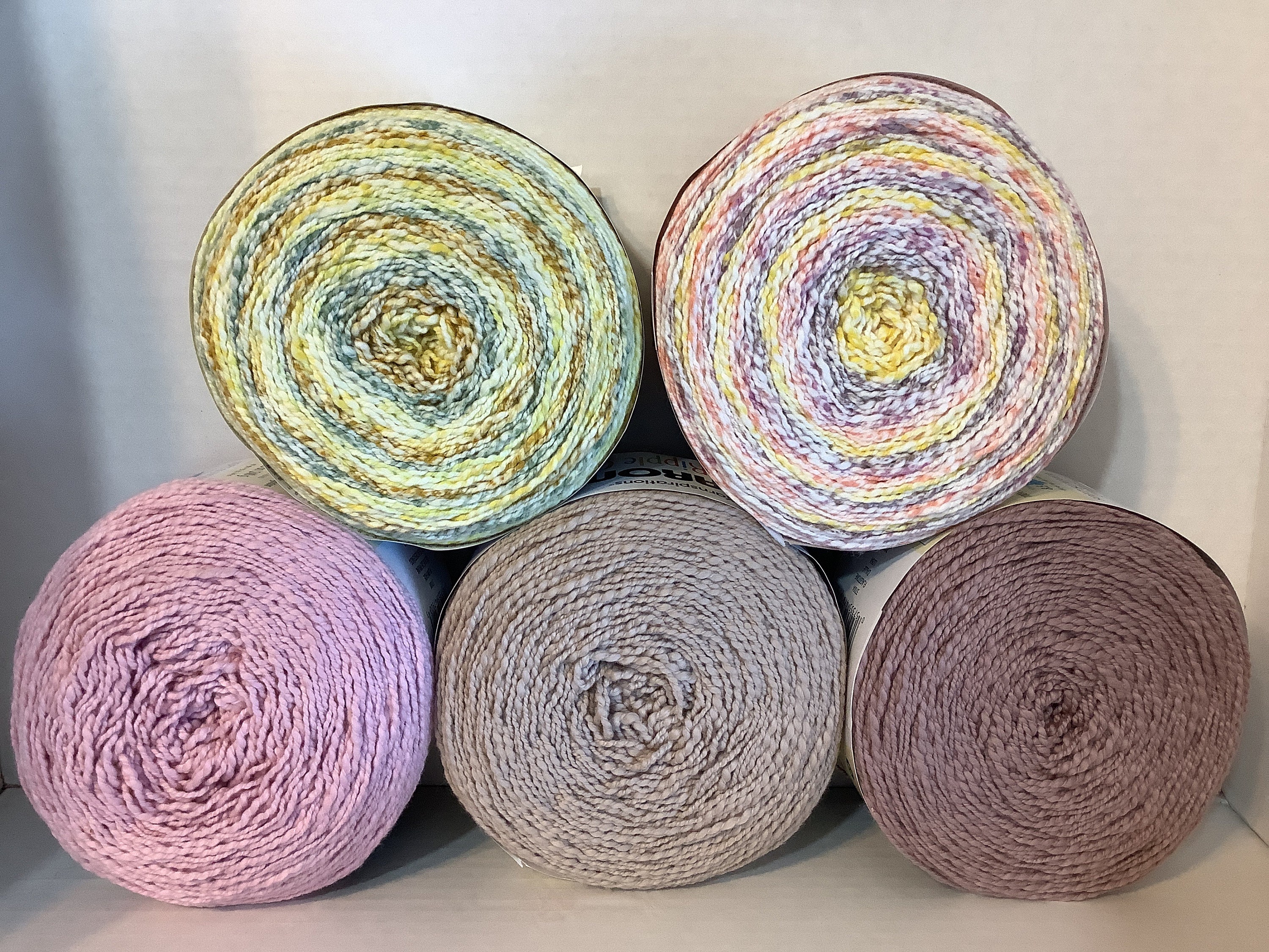 CARON Cotton Ripple Cakes 8.5oz/240g 491yds/449m Etsy