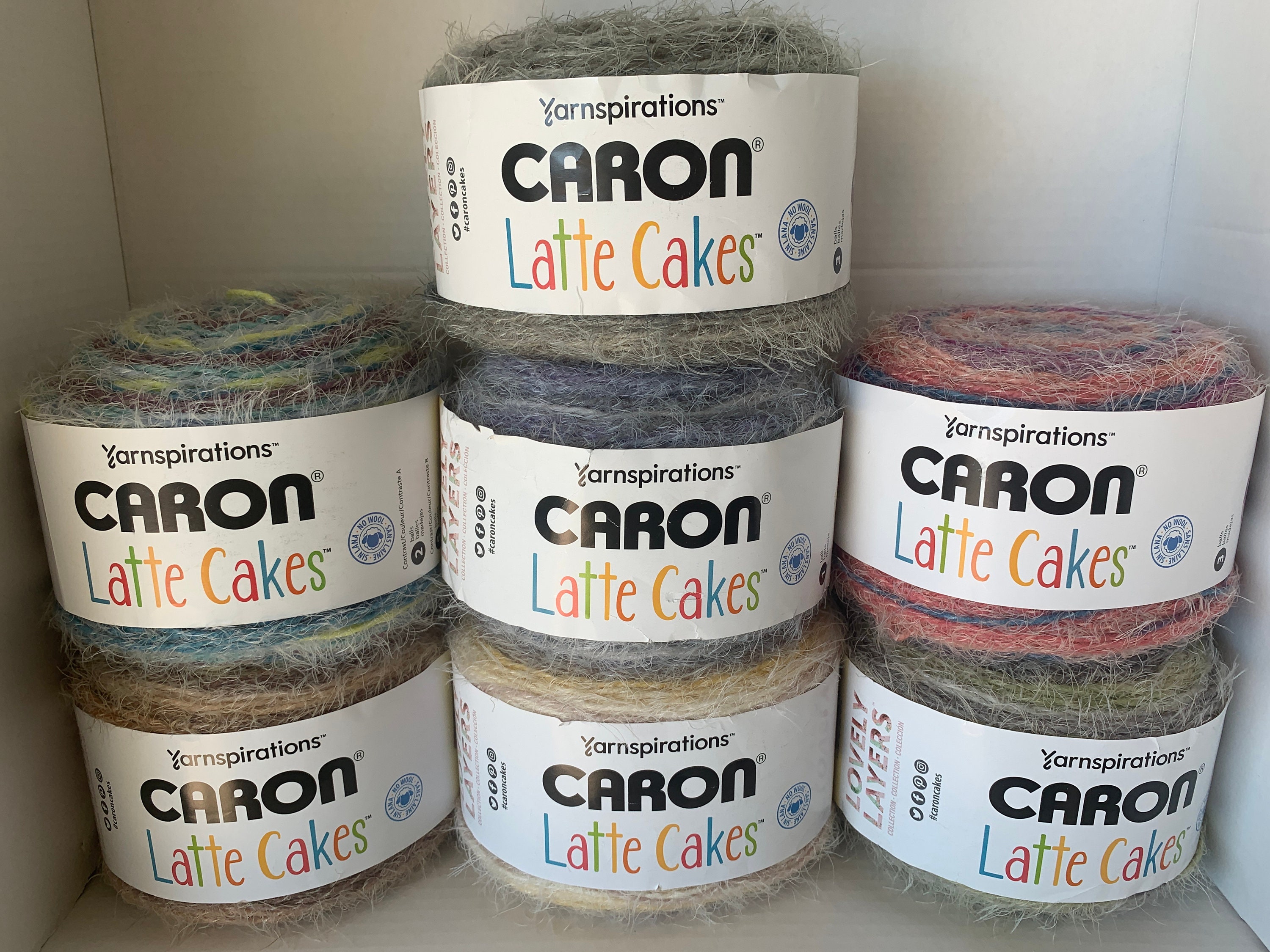 1 Caron Latte Cakes by Yarnspirations 530 Yds 8.8 Oz acrylic Etsy