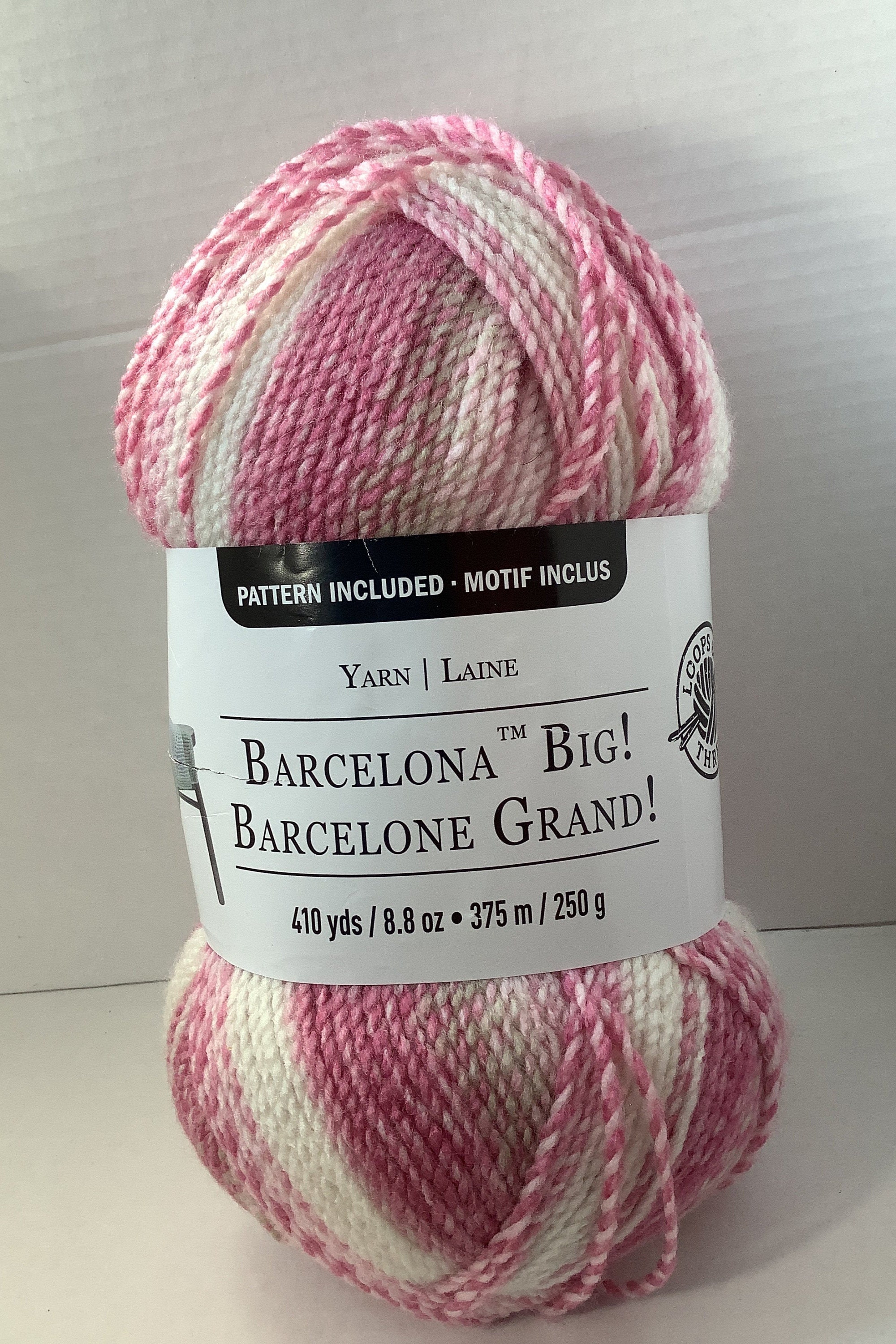 1 Barcelona Big by Loops & Threads 470yds/ 375m 8.8oz/250g Etsy