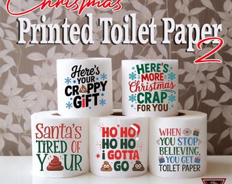 Christmas Toilet Paper Gag Gift: Funny Holiday Stocking Stuffer