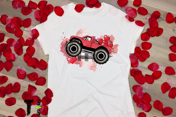 Valentine "Monster Truck Of Love" Tshirt
