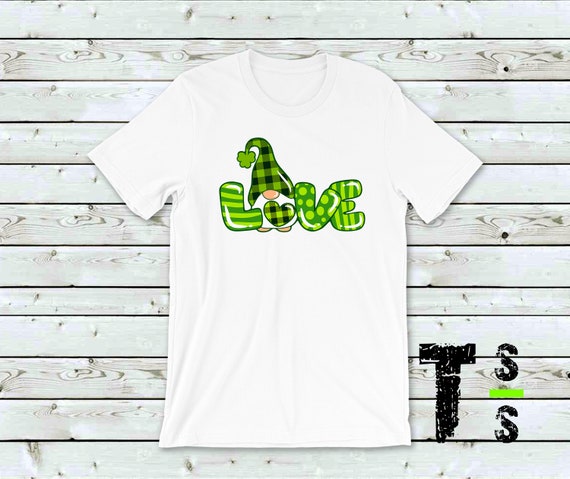Love Gnome Patricks Day Tshirt