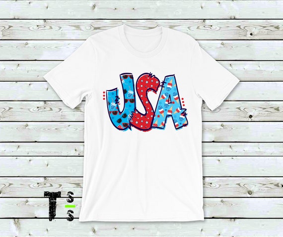 USA Doodle Tshirt