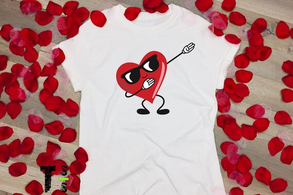 Valentine "Dabbing Heart" Tshirt