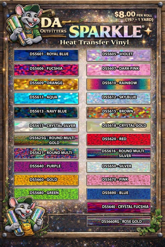 Decorative  Sparkle HTV  – Holographic Heat Transfer Vinyl – Circuit & Silhouette –  Iron On Vinyl