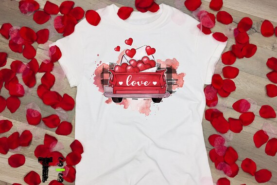 Valentine "Vintage Love Truck" Tshirt