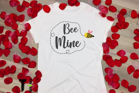 Valentine "Bee Mine" Design 2 Tshirt