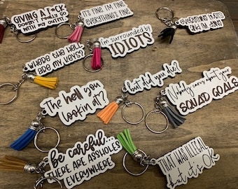 Funny adult keychains