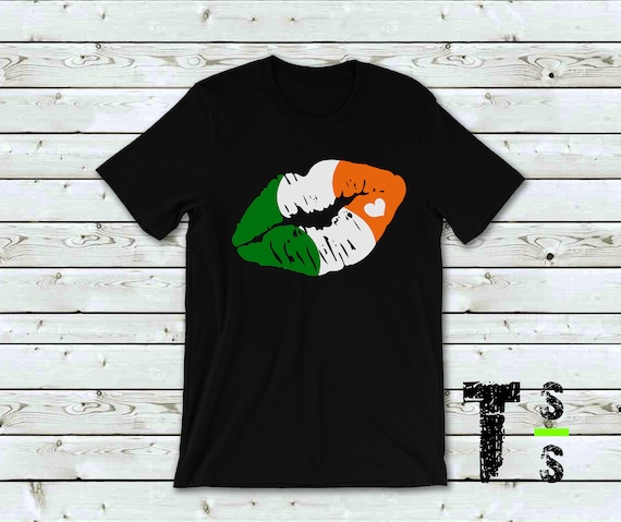 Irish Lips Saint Patricks Day Tshirt