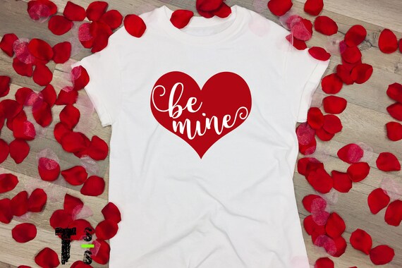 Valentine "Be Mine Heart" Tshirt