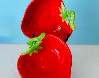 Pier 1 “STRAWBERRY” Small Serving Bowls, Set of 2