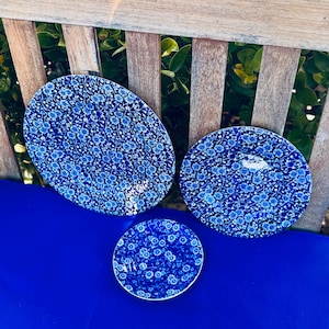 Burleigh Calico Plate - Etsy