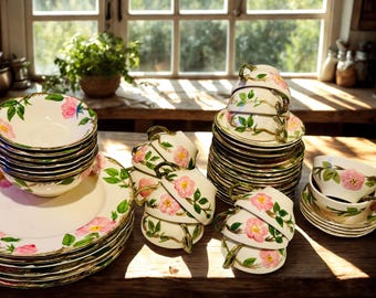 FRANCISCAN Desert Rose ~ Assorted HANDPAINTED Vintage Earthenware (Mostly Made in the USA)