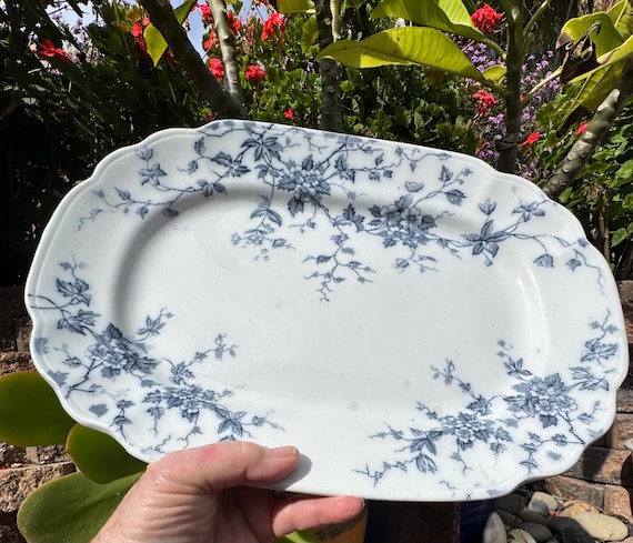 Antique WEDGWOOD “CELIA” Platter, Semi-Porcelain, Circa 1891-1910