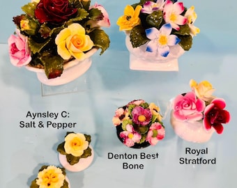 Bone China Floral Fancies ~ Vintage Aynsley Flower Bouquet